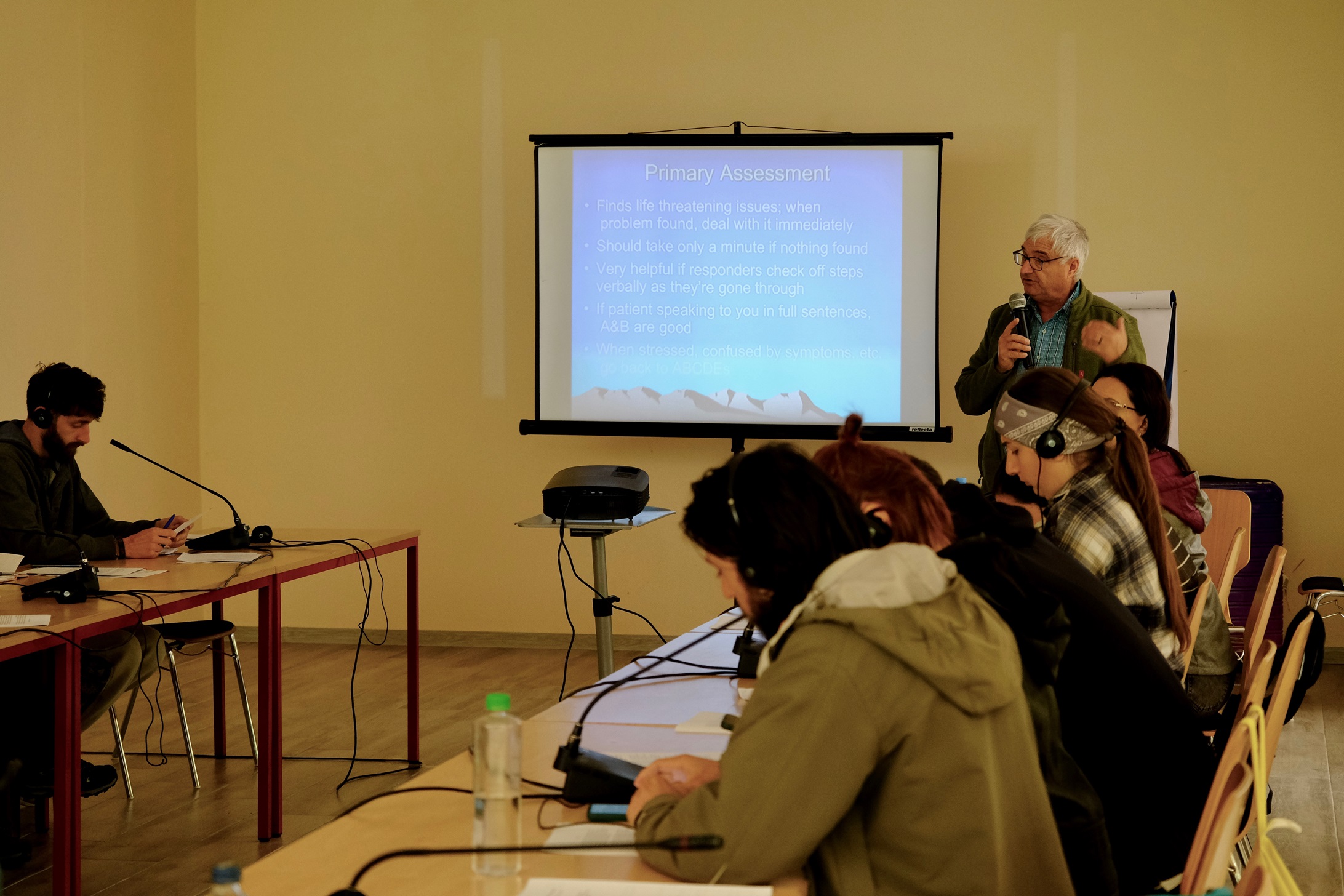 Simultaneous Georgian and Armenian translations of the course content ensured everyone's understanding of the material.