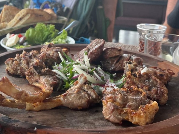 Azerbaijani barbecue.