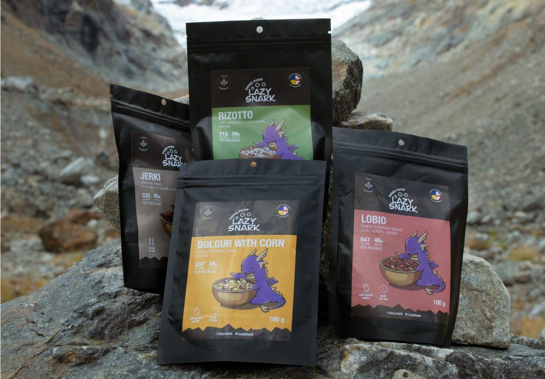 Lazy Snark dehydrated meals.