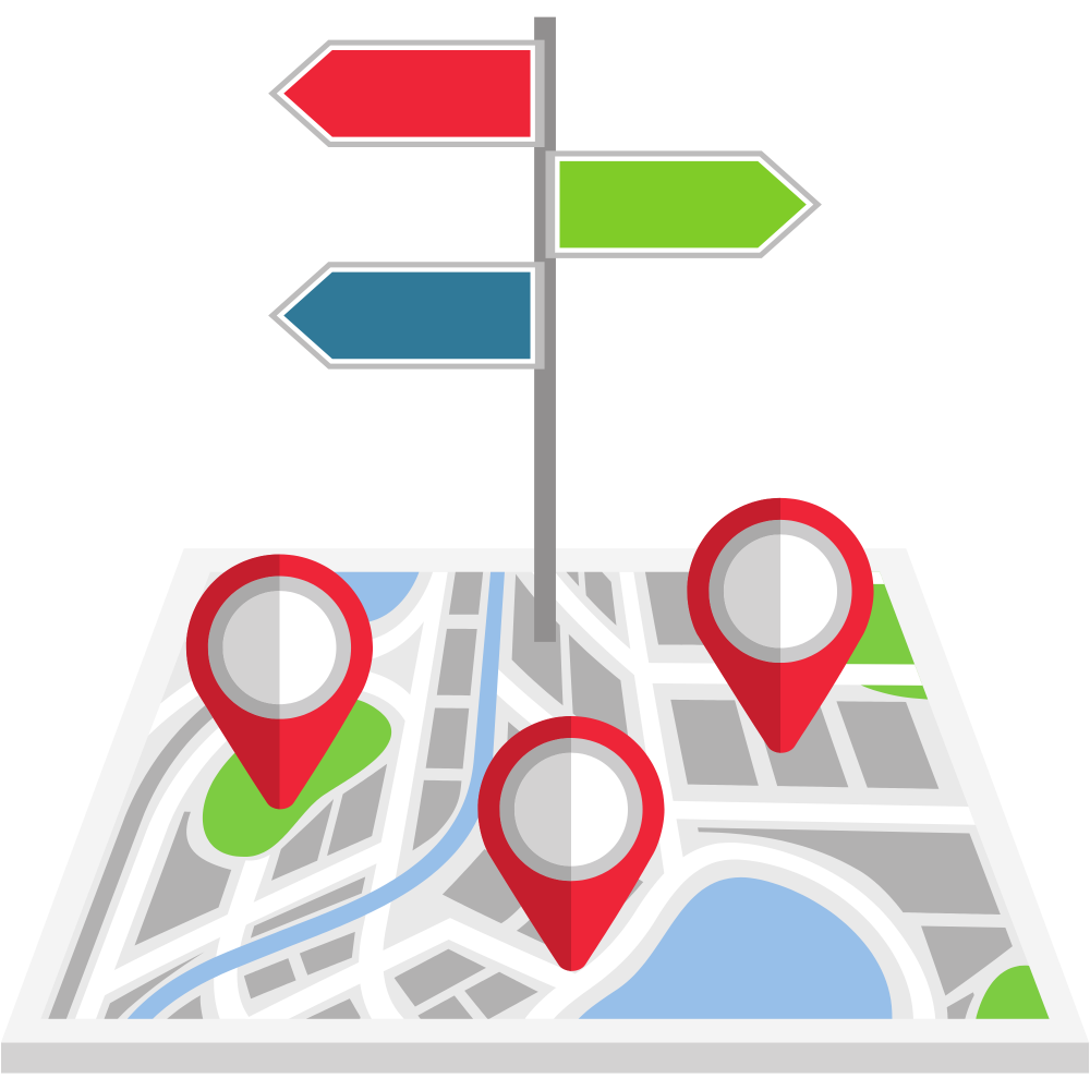 Map and Signs