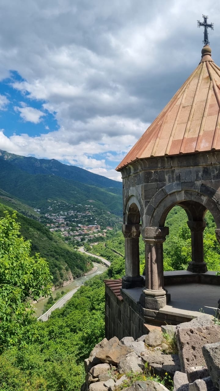 A beautiful monastery ruin above Tumanyan.