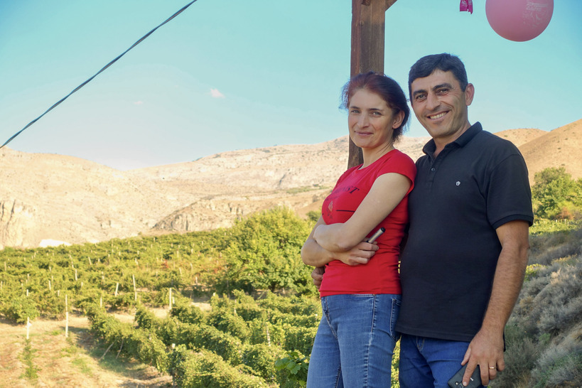 Narine and Nher at Momik Wines.