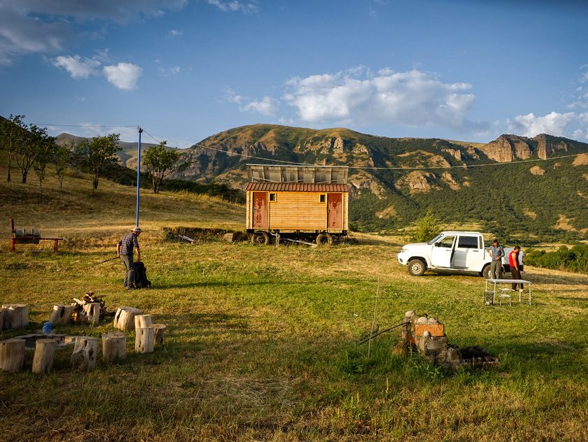 Garnik’s campsite in Artavan.