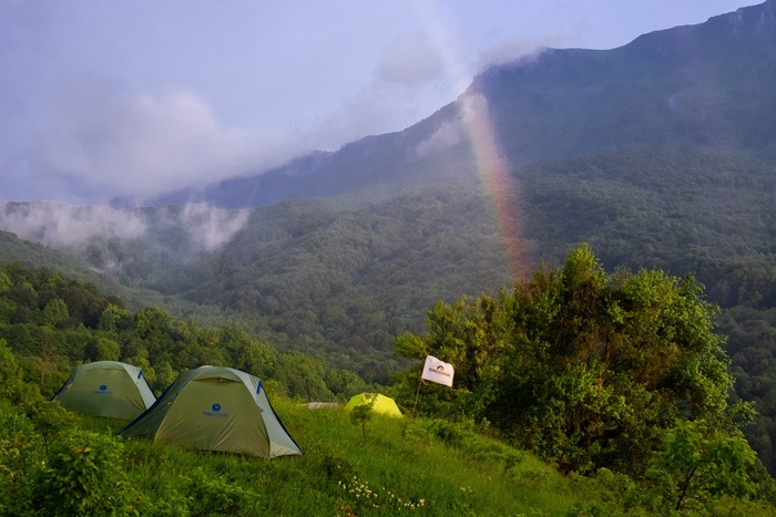 TCT Trail crew camp