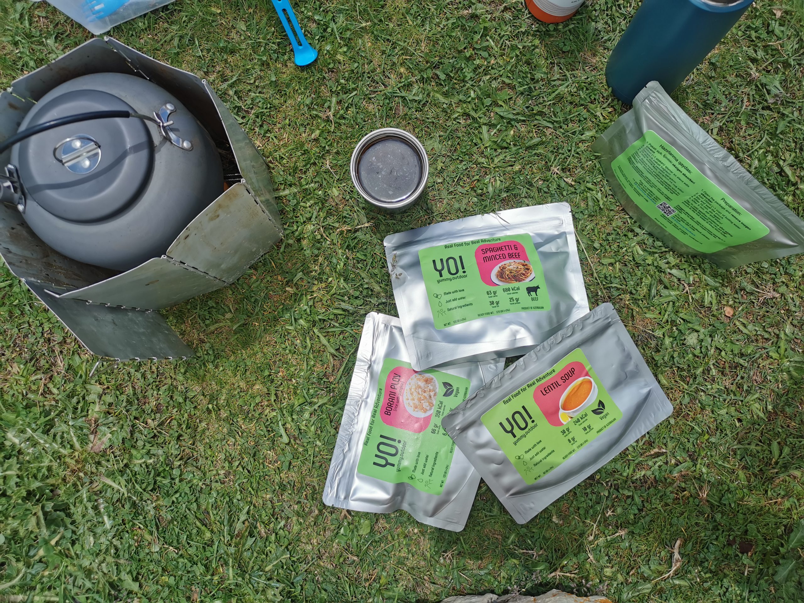 Yummy.Outdoor dehydrated meals.