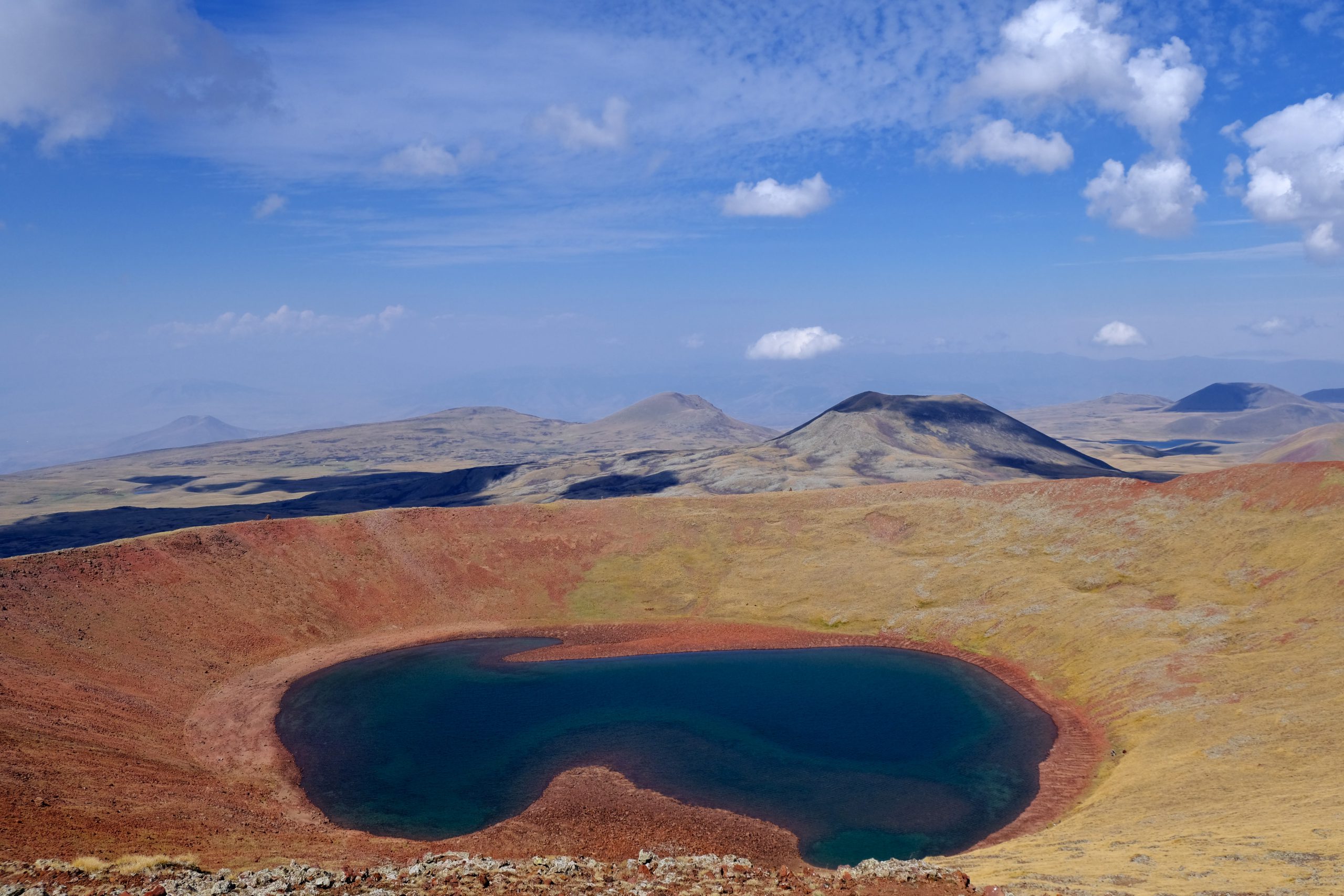 Mt. Azhdahak's crater lake.