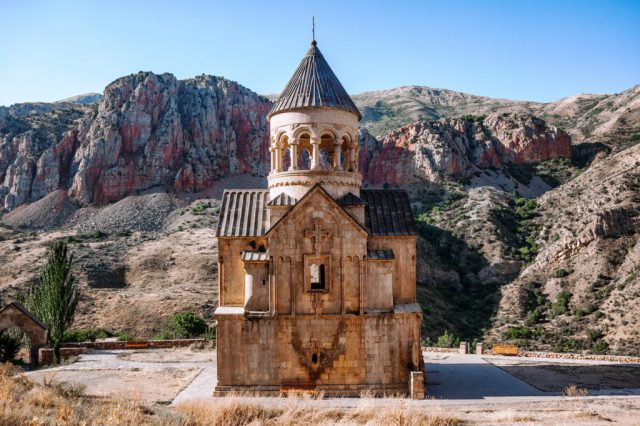 Armenian monastery between the mountains