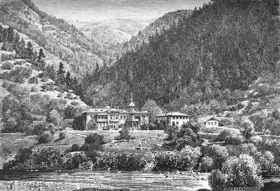 19th-century mansion in Borjomi, 1875